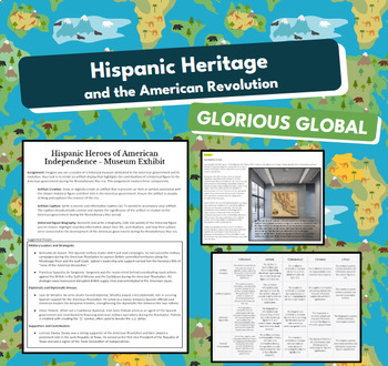Preview of Hispanic Heroes of the American Revolution Museum (writing) Project