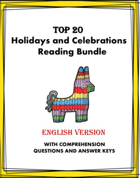 Preview of Hispanic Holidays + Celebrations BIG Bundle: 20 Readings @50% off! (ENGLISH)