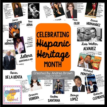 Preview of Hispanic & Latino Heritage Month Posters of Inspirational People & Quotes