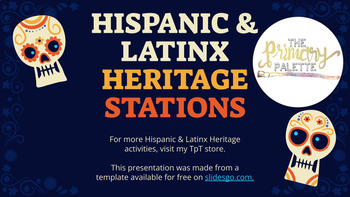 Preview of Hispanic & Latinx Heritage Classroom Stations