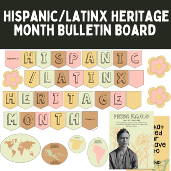 Preview of Hispanic/Latinx Heritage Month Bulletin Board