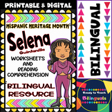 Hispanic Leader - Selena Quintanilla - Worksheets and Read