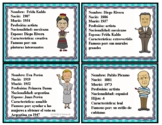 Hispanic Leaders Spanish Character Cards: Hispanos Famosos