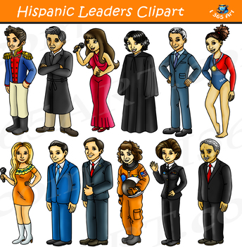 Preview of Hispanic Leaders Clipart