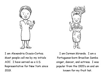 Preview of Hispanic Leaders - guided reading - reading groups - coloring book