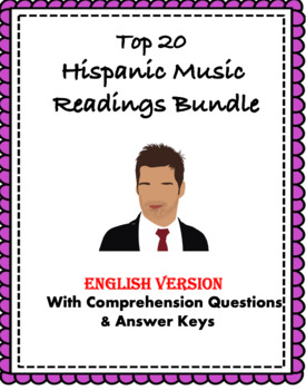 Preview of Hispanic Music BIG Bundle: TOP 20 Readings at 50% off! (English Version)
