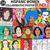 Hispanic Women's History Month Collaborative Poster Mural 