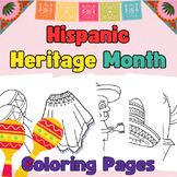 Hispanic heritage month coloring pages