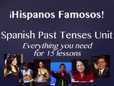 Hispanos Famosos Spanish Past Tenses Unit