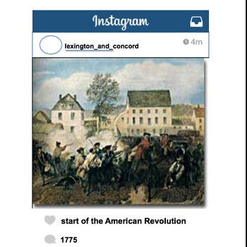 Preview of Histagram- American Revolution