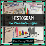 Histogram No Prep Note Pages