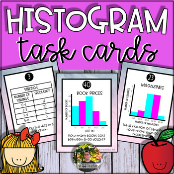 Preview of Histogram Task Cards (40 Task Cards)