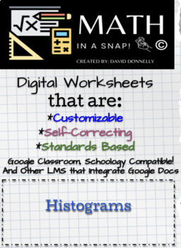 Preview of Histograms - Editable, Interactive & Instant Feedback