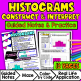 Histograms Guided Notes w/ Doodles | Numerical Data | Data