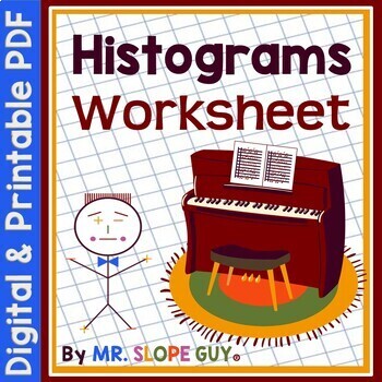 Preview of Histograms Interpreting and Creating Worksheet