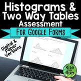 Histograms and Two Way Tables Test for Google Forms