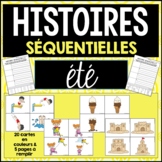 Histoires séquentielles - ÉTÉ - French Sequencing Stories