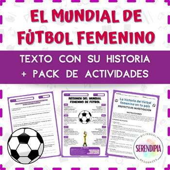Preview of Historia del Mundial de Fútbol Femenino || TEXTO + ACTIVIDADES | Women's Soccer