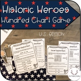Hundred Chart Game + Lessons (Historic Heroes - U.S. Edition)