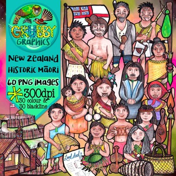 Preview of Historic Maori Clip Art