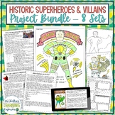 Historic Superheroes and Villains Project Bundle - 8 Sets 