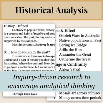 Preview of Historical Analysis Practice