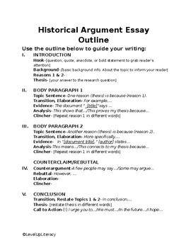 how to write an historical essay
