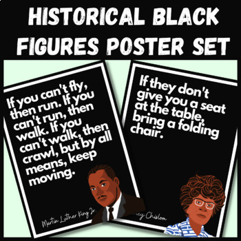 Preview of Historical Black Figures Classroom Posters (set of 5)