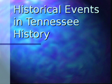 Historical Events in Tennessee History Presentation