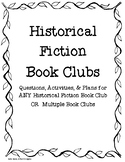 Historical Fiction Book Club for ANY Historical Fiction Book