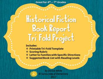 Preview of Historical Fiction Book & History Report