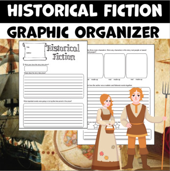 Historical Fiction Graphic Organizer for Reading by Students Rising