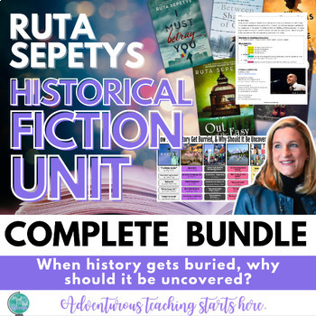 Preview of Historical Fiction Book Club Unit: Author Study Ruta Sepetys Inquiry in ELA