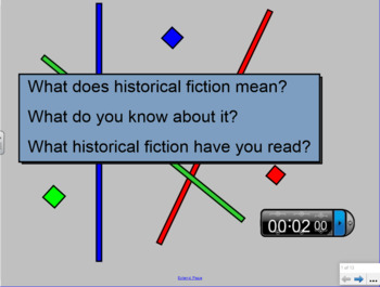Preview of Historical Fiction Introductory Lesson
