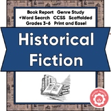 Historical Fiction Book Report and Genre Study CCSS Grades