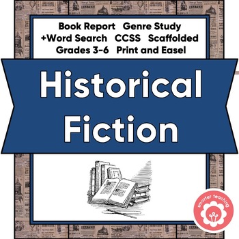Preview of Historical Fiction Genre Study and Book Report +Word Search CCSS Grades 3-6