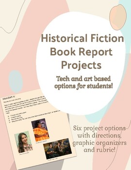 Preview of Historical Fiction Projects