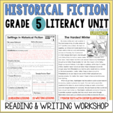 Historical Fiction Reading & Writing Workshop Lessons & Mentor Texts - 5th Grade