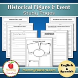 Historical Figure & Event Study Pages