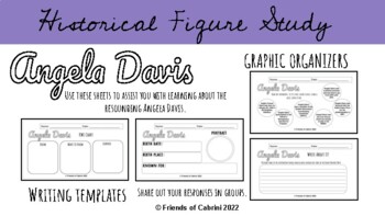 Preview of Historical Figure Study (Angela Davis)