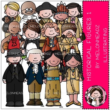 Preview of Historical Figures clip art Part 1- by Melonheadz