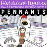 Historical Figures Pennants - People in History Roam the Rooms