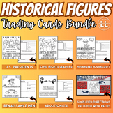 Historical Figures Trading Card Project Bundle
