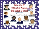 Historical Figures: Who Am I? Task Cards & Scoot