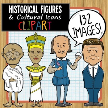 Preview of Historical Figures and Cultural Icons ClipArt