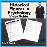 Historical Figures in Psychology Video Guide: Print and Di