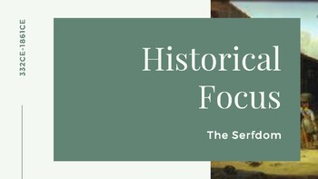 Preview of Historical Focus: The Serfdom