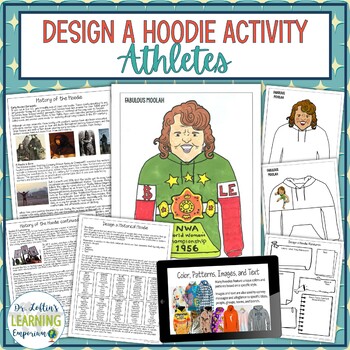 Preview of Design a Hoodie Activity Social Studies Project - Sports Athletes