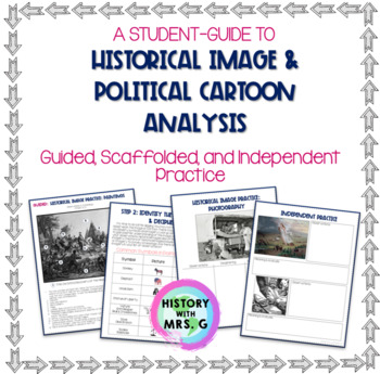 Preview of Historical Image and Political Cartoon Analysis Scaffolded Student Guide CCSS.RH