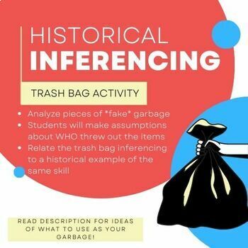 Preview of Historical Inferencing: Trash Bag Activity
